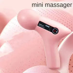 Mini Pistola de Masaje Muscular – 6 Cabezas Intercambiables | Masajeador Portátil de Tejido Profundo con Pantalla LCD y Recarga USB