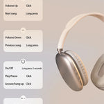 Audífonos Bluetooth P9 con Micrófono – Inalámbricos, Deportivos, Cancelación de Ruido, Compatibles con Juegos
