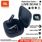 Audífonos JBL Live Beam 3 True Wireless con Cancelación de Ruido – Micrófono Dual, Resistencia IP55, Sonido Premium