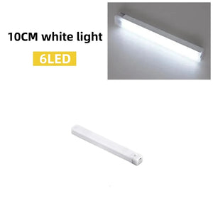 Luz Nocturna LED con Sensor de Movimiento Recargable USB Tipo C – Para Armarios, Escaleras y Cocina