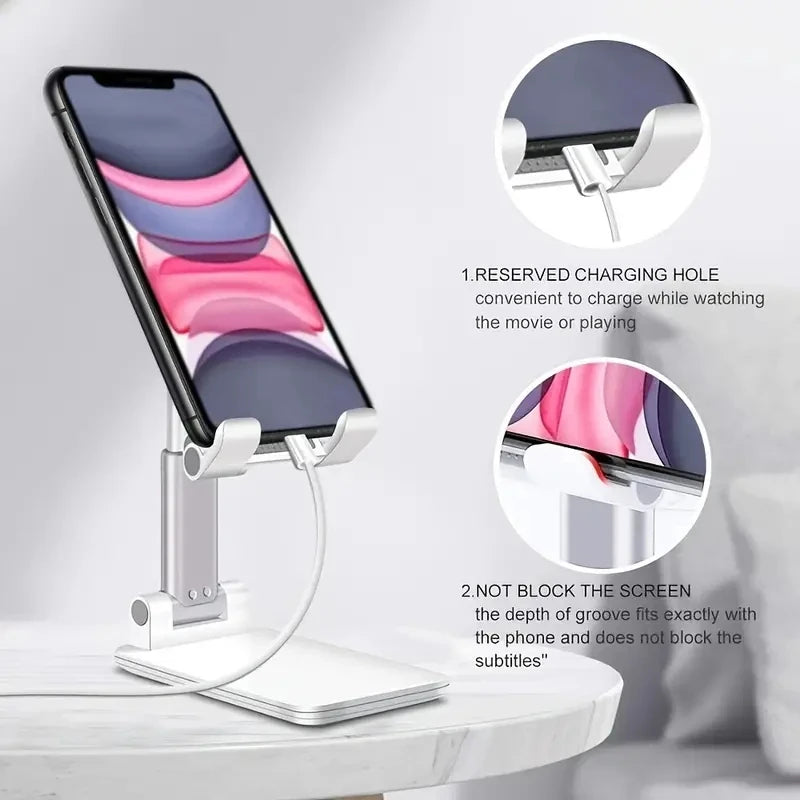 Soporte de Escritorio Universal para Celular y Tablet – Base Ajustable Compatible con iPhone, Xiaomi y más