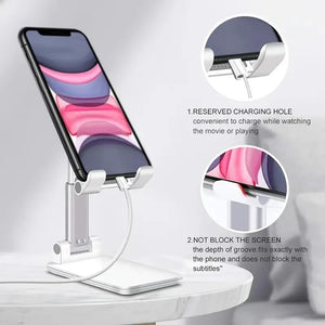 Soporte de Escritorio Universal para Celular y Tablet – Base Ajustable Compatible con iPhone, Xiaomi y más