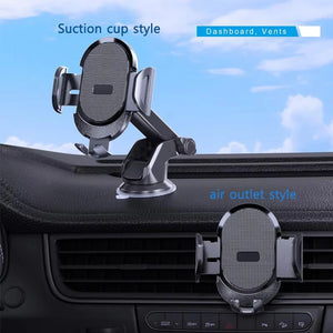 Soporte Universal para Celular con Ventosa 360° | Auto, Parabrisas o Tablero – Compatible con iPhone y Android