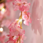 Guirnalda de Luces Sakura 2M – 20 LEDs | Luces de Hadas con Flores Artificiales para Habitación, Boda, Navidad o Eventos